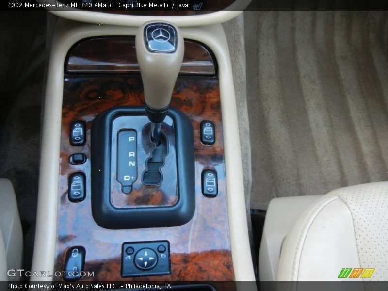 Capri Blue Metallic / Java 2002 Mercedes-Benz ML 320 4Matic