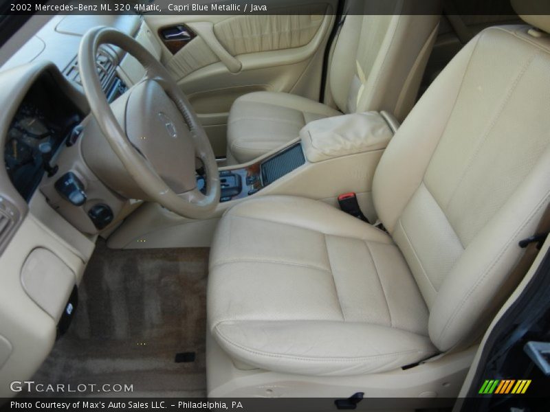 Capri Blue Metallic / Java 2002 Mercedes-Benz ML 320 4Matic