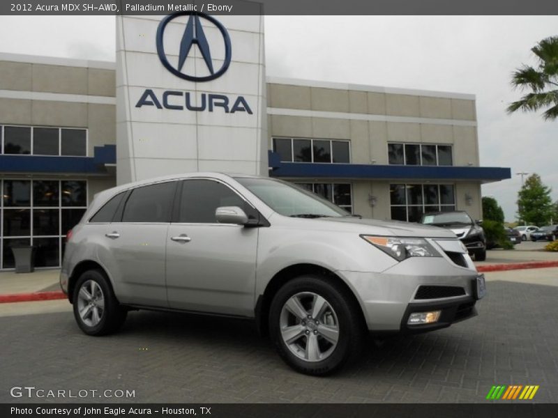 Palladium Metallic / Ebony 2012 Acura MDX SH-AWD