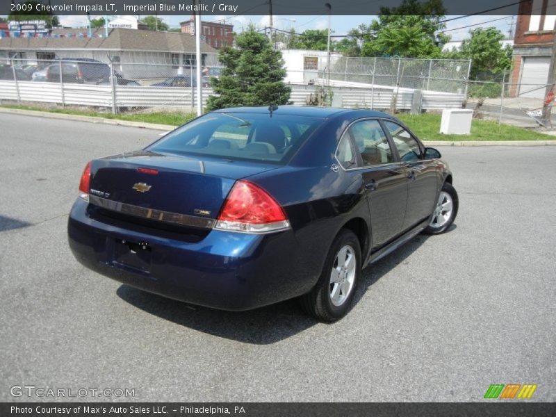 Imperial Blue Metallic / Gray 2009 Chevrolet Impala LT