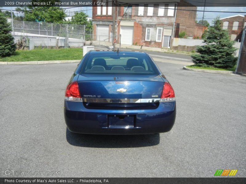Imperial Blue Metallic / Gray 2009 Chevrolet Impala LT
