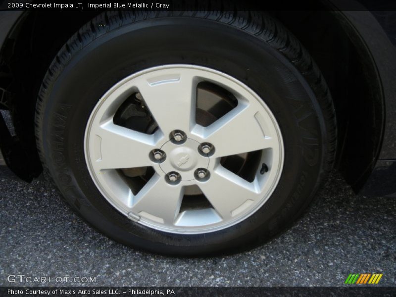 Imperial Blue Metallic / Gray 2009 Chevrolet Impala LT