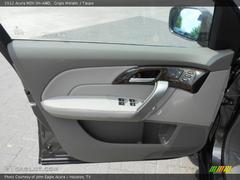 Grigio Metallic / Taupe 2012 Acura MDX SH-AWD