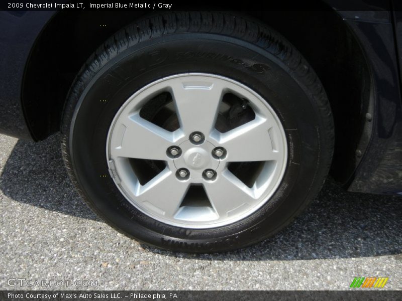 Imperial Blue Metallic / Gray 2009 Chevrolet Impala LT