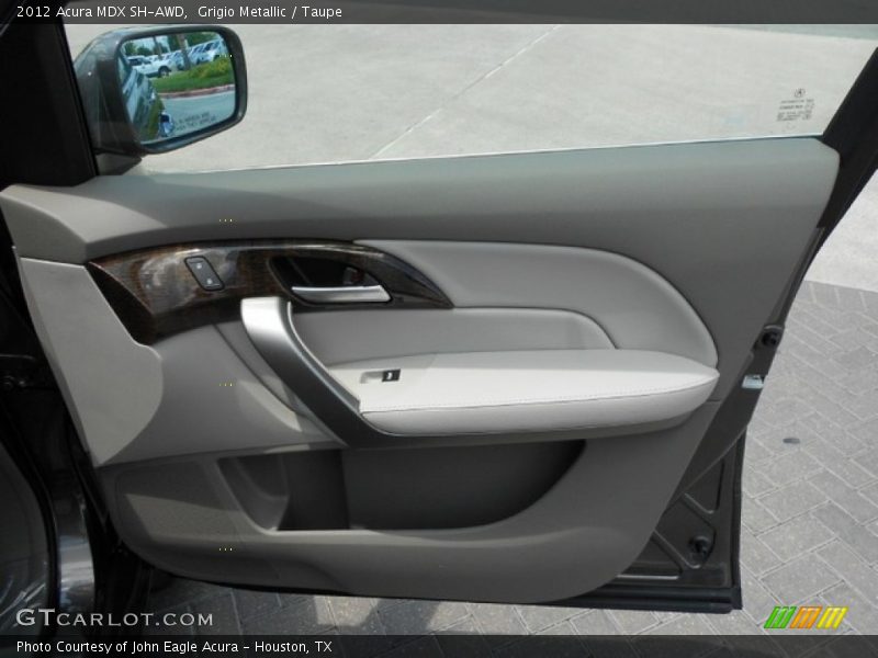 Grigio Metallic / Taupe 2012 Acura MDX SH-AWD