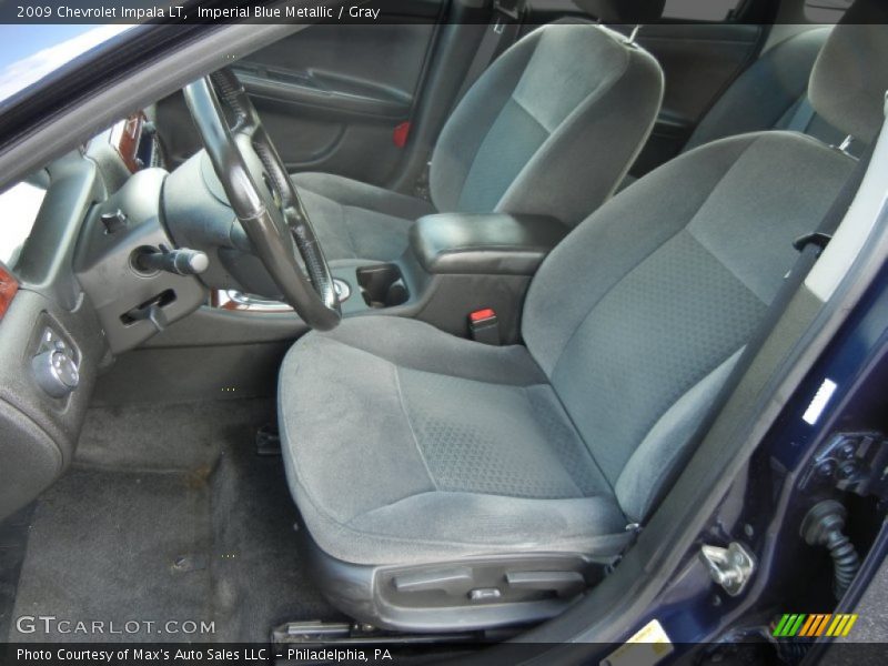 Imperial Blue Metallic / Gray 2009 Chevrolet Impala LT
