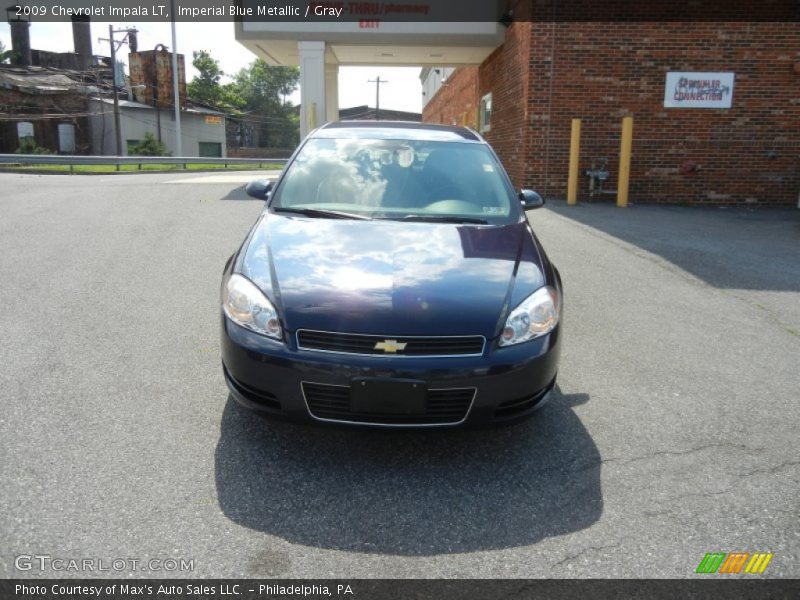 Imperial Blue Metallic / Gray 2009 Chevrolet Impala LT