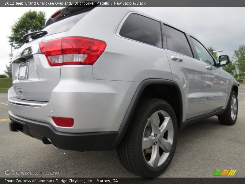 Bright Silver Metallic / New Saddle/Black 2012 Jeep Grand Cherokee Overland