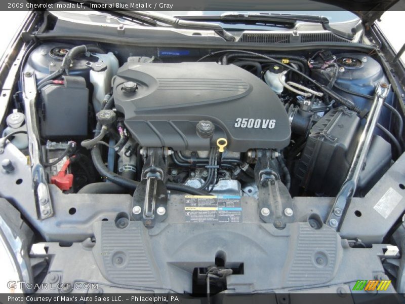 Imperial Blue Metallic / Gray 2009 Chevrolet Impala LT
