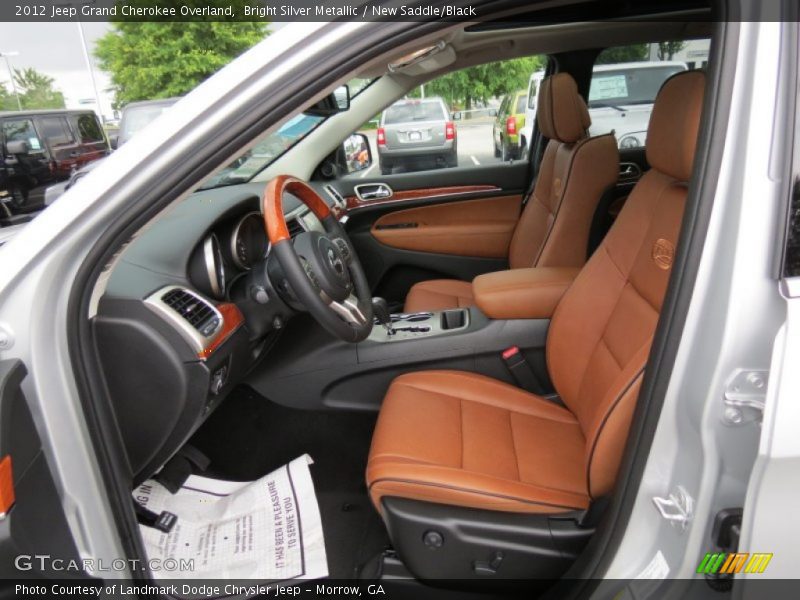  2012 Grand Cherokee Overland New Saddle/Black Interior