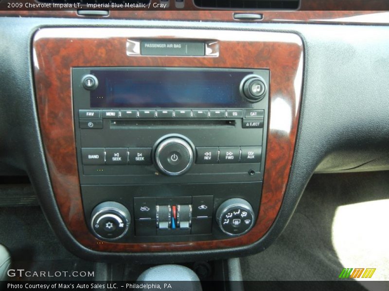Imperial Blue Metallic / Gray 2009 Chevrolet Impala LT
