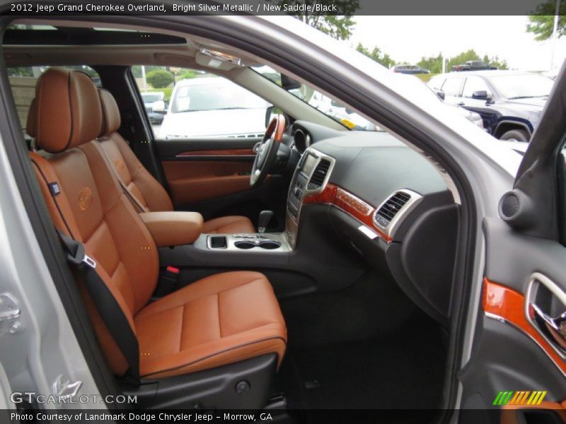  2012 Grand Cherokee Overland New Saddle/Black Interior