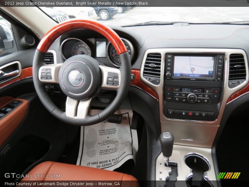 Dashboard of 2012 Grand Cherokee Overland