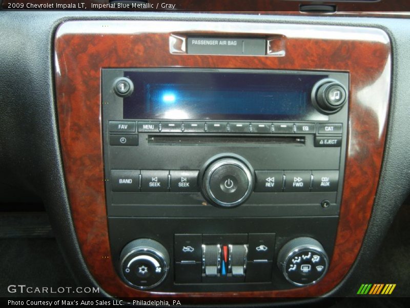 Imperial Blue Metallic / Gray 2009 Chevrolet Impala LT
