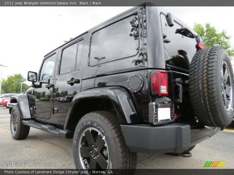 Black / Black 2012 Jeep Wrangler Unlimited Sahara 4x4