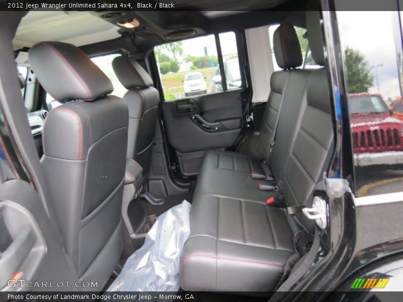 Black / Black 2012 Jeep Wrangler Unlimited Sahara 4x4