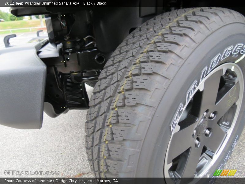 Black / Black 2012 Jeep Wrangler Unlimited Sahara 4x4