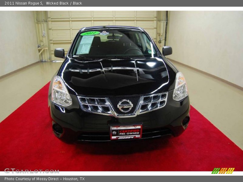 Wicked Black / Black 2011 Nissan Rogue S