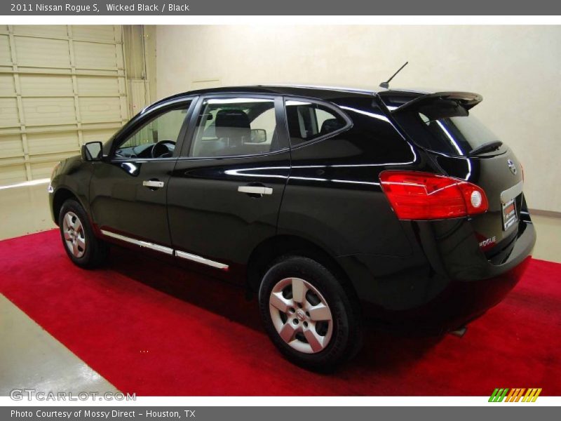 Wicked Black / Black 2011 Nissan Rogue S