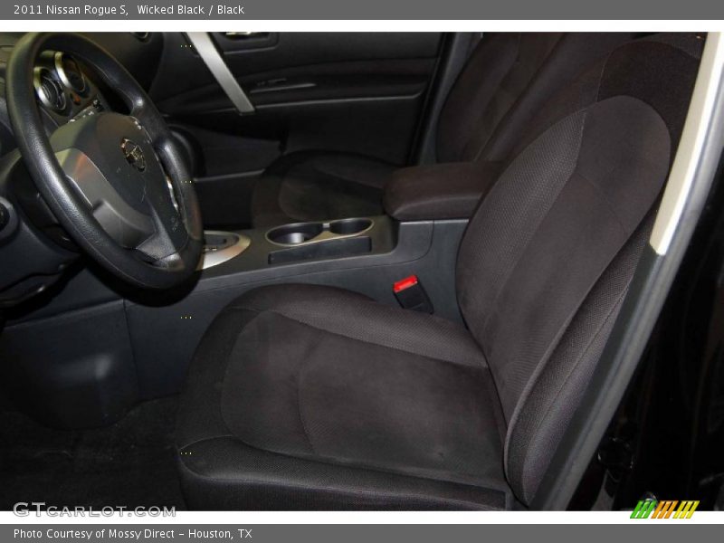 Wicked Black / Black 2011 Nissan Rogue S