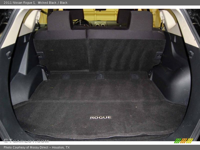 Wicked Black / Black 2011 Nissan Rogue S