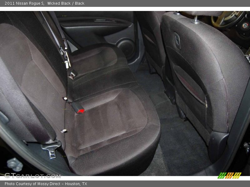 Wicked Black / Black 2011 Nissan Rogue S