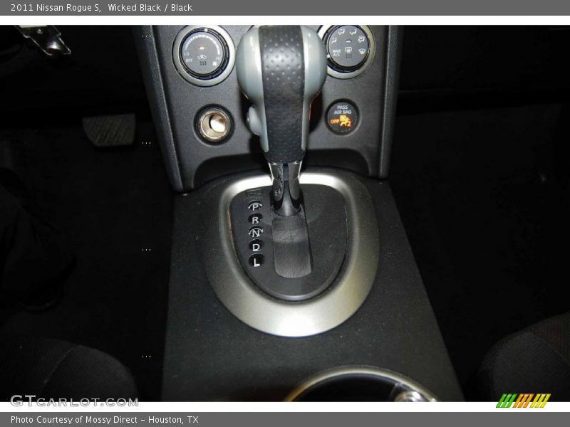 Wicked Black / Black 2011 Nissan Rogue S