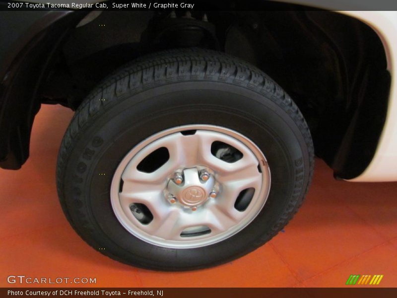 Super White / Graphite Gray 2007 Toyota Tacoma Regular Cab