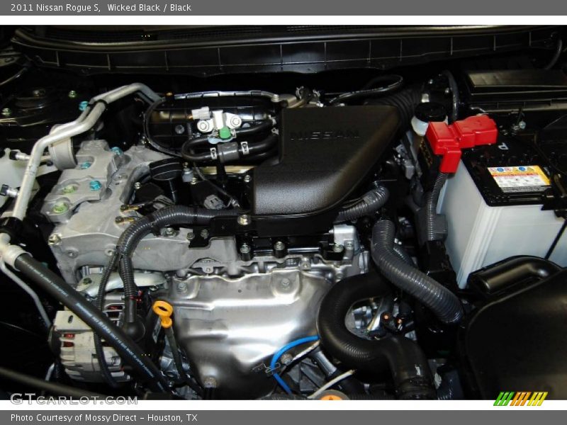 Wicked Black / Black 2011 Nissan Rogue S