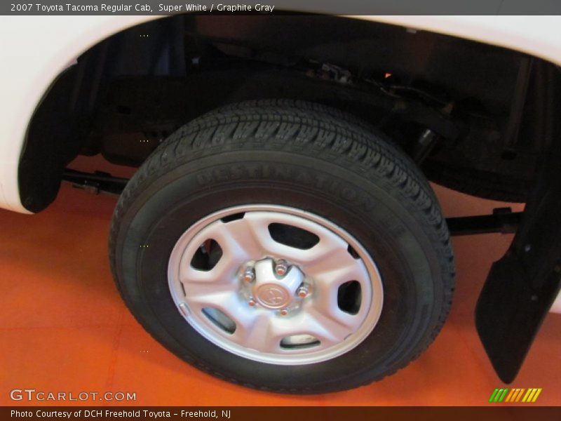 Super White / Graphite Gray 2007 Toyota Tacoma Regular Cab
