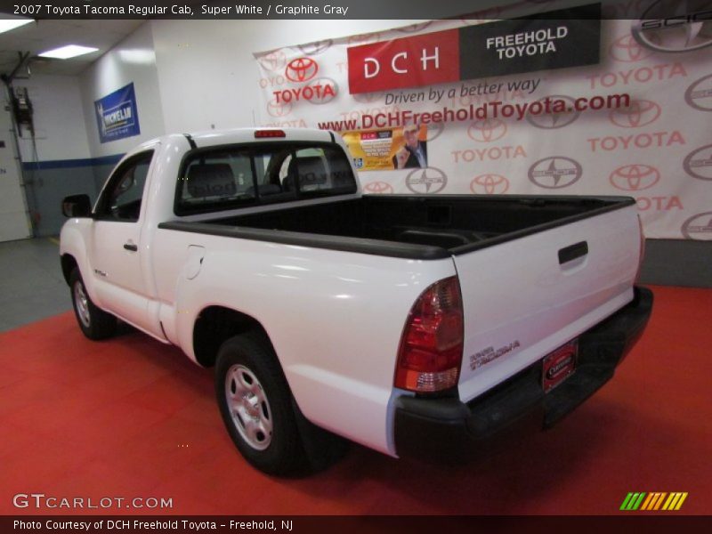 Super White / Graphite Gray 2007 Toyota Tacoma Regular Cab