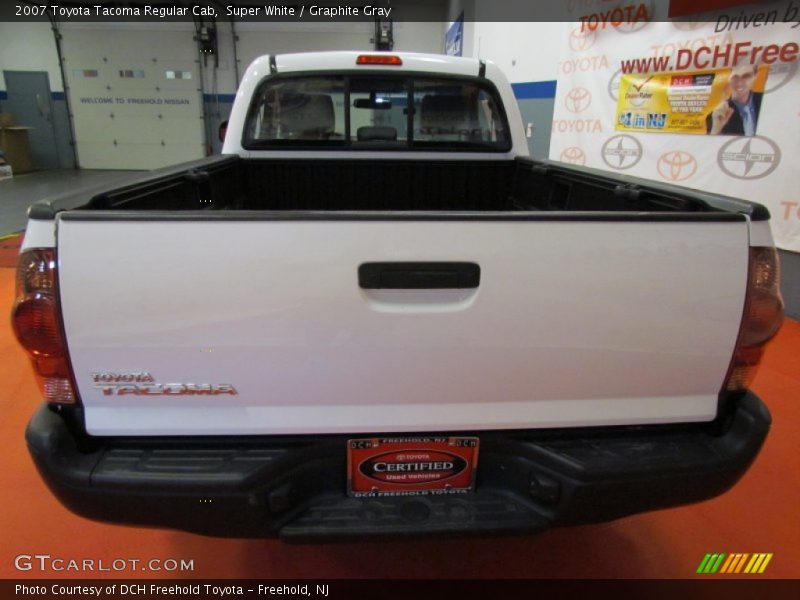 Super White / Graphite Gray 2007 Toyota Tacoma Regular Cab