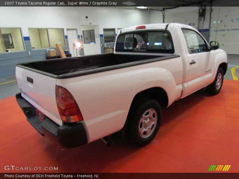 Super White / Graphite Gray 2007 Toyota Tacoma Regular Cab