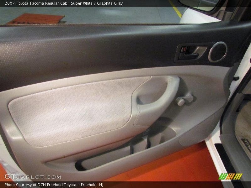 Super White / Graphite Gray 2007 Toyota Tacoma Regular Cab