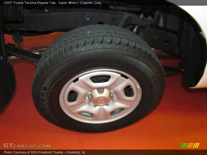 Super White / Graphite Gray 2007 Toyota Tacoma Regular Cab