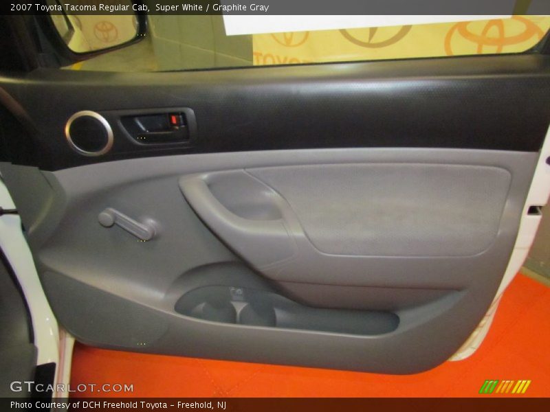 Super White / Graphite Gray 2007 Toyota Tacoma Regular Cab