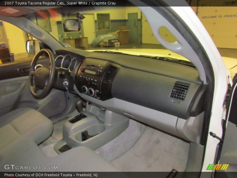 Super White / Graphite Gray 2007 Toyota Tacoma Regular Cab