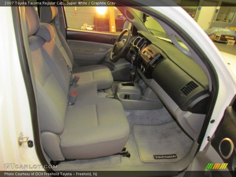 Super White / Graphite Gray 2007 Toyota Tacoma Regular Cab