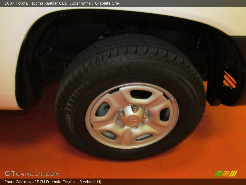 Super White / Graphite Gray 2007 Toyota Tacoma Regular Cab