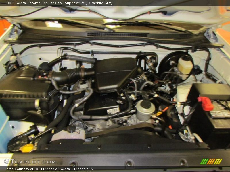 Super White / Graphite Gray 2007 Toyota Tacoma Regular Cab