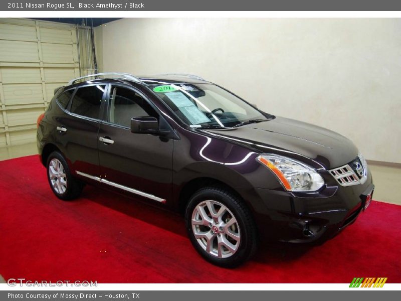 Black Amethyst / Black 2011 Nissan Rogue SL
