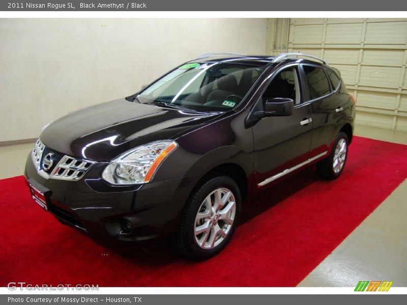 Black Amethyst / Black 2011 Nissan Rogue SL