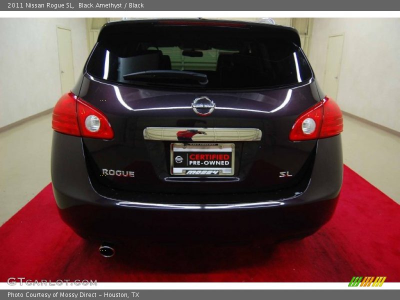 Black Amethyst / Black 2011 Nissan Rogue SL