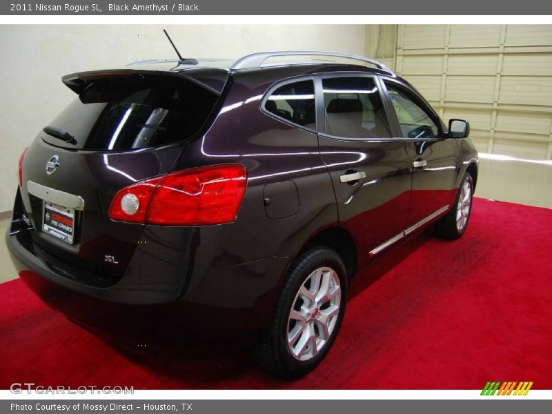 Black Amethyst / Black 2011 Nissan Rogue SL