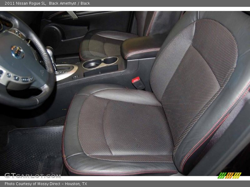 Black Amethyst / Black 2011 Nissan Rogue SL