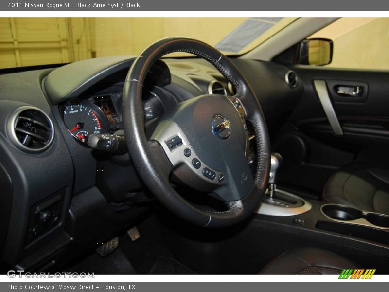 Black Amethyst / Black 2011 Nissan Rogue SL