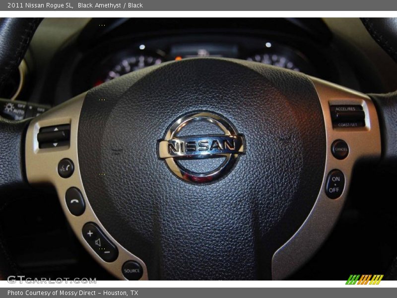 Black Amethyst / Black 2011 Nissan Rogue SL