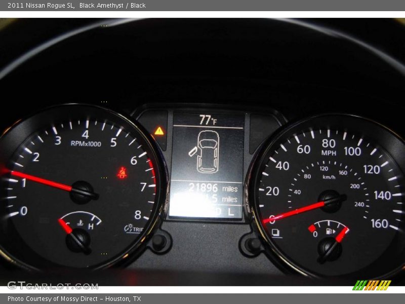 Black Amethyst / Black 2011 Nissan Rogue SL