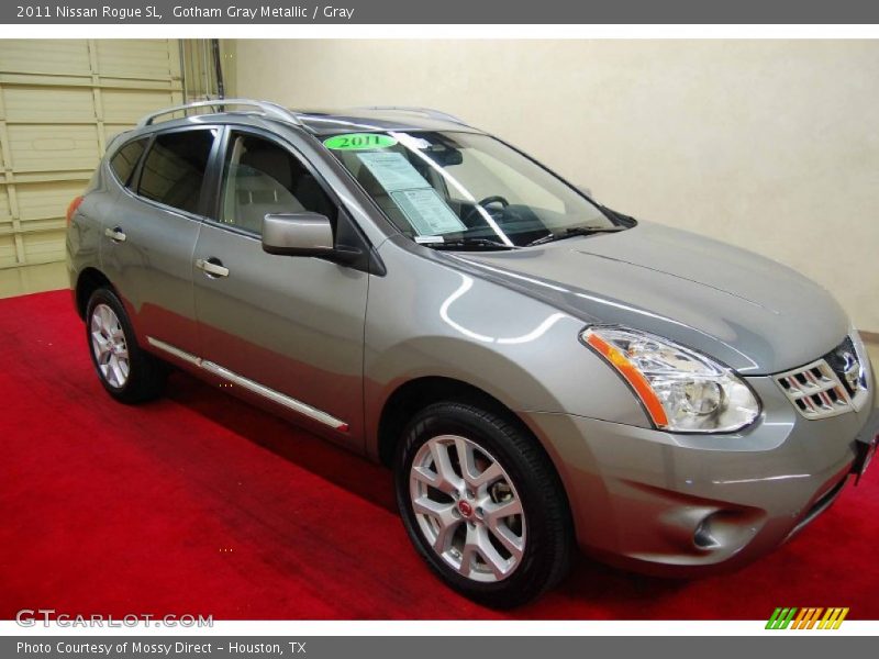Gotham Gray Metallic / Gray 2011 Nissan Rogue SL