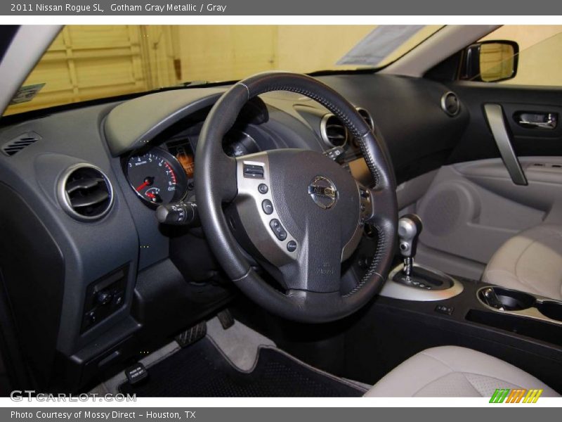 Gotham Gray Metallic / Gray 2011 Nissan Rogue SL